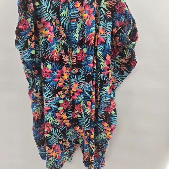 Woman Within Tropical Print Floral Shorts Size 6x 42/44 - Picture 1 of 11